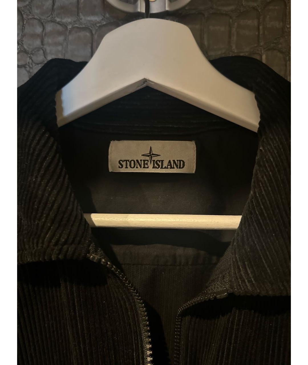 STONE ISLAND Черная куртка, фото 3