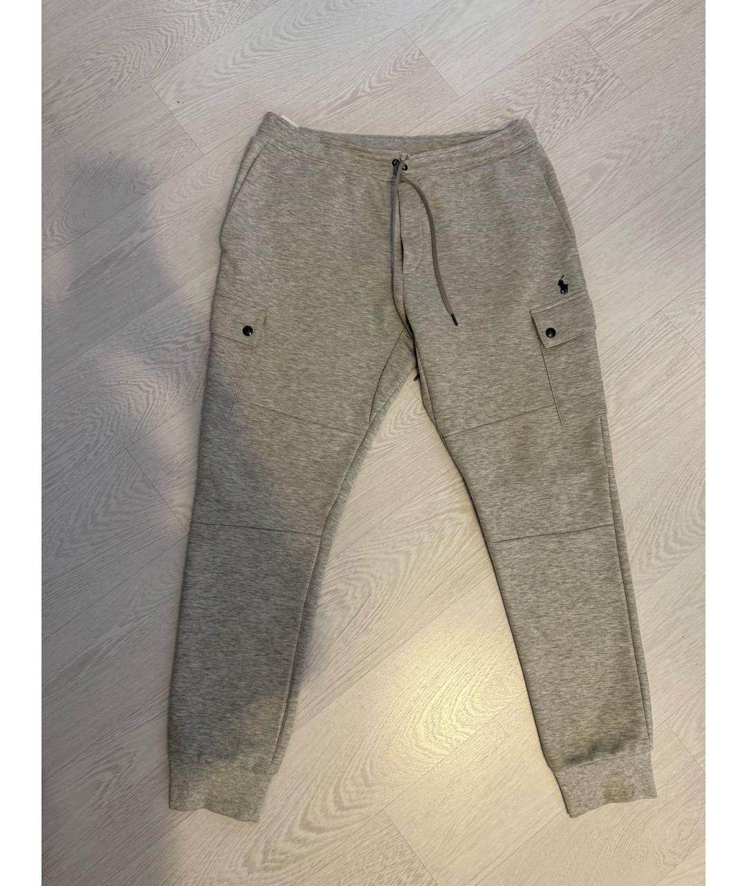 POLO RALPH LAUREN Серый хлопковый спортивный костюм, фото 4
