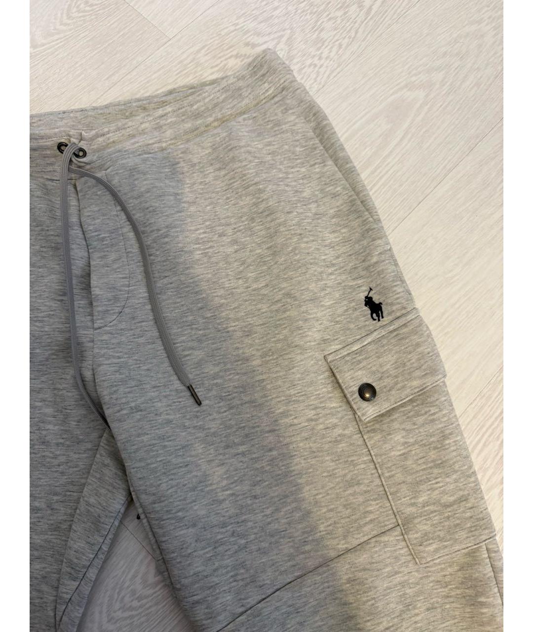 POLO RALPH LAUREN Серый хлопковый спортивный костюм, фото 2