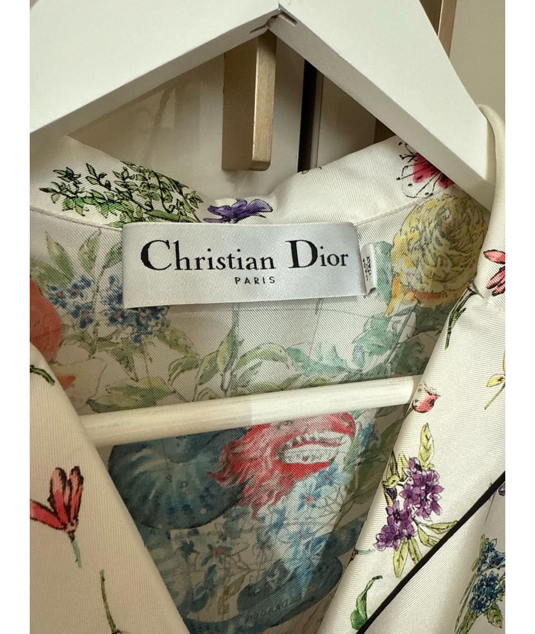 CHRISTIAN DIOR Шелковый костюм с брюками, фото 3