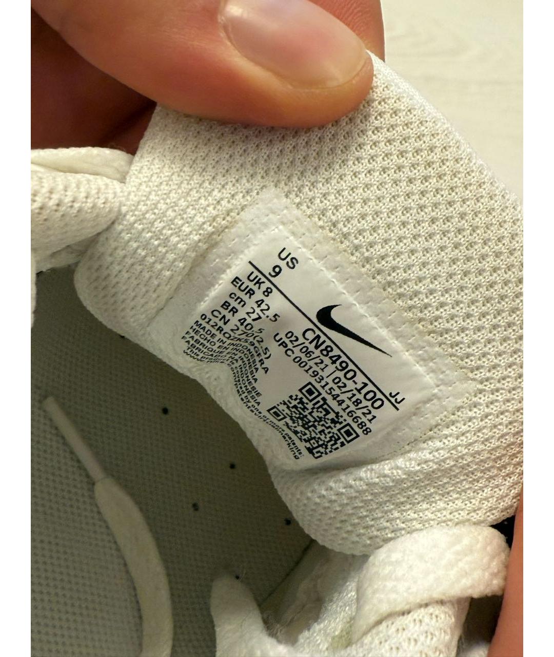 NIKE Белые низкие кроссовки / кеды, фото 4