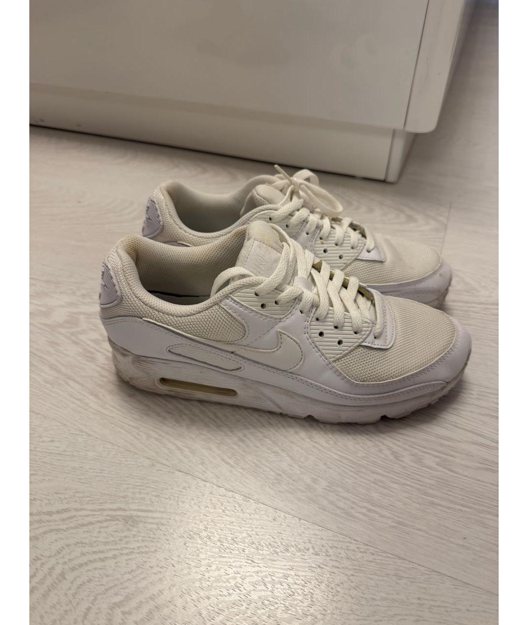 NIKE Белые низкие кроссовки / кеды, фото 2