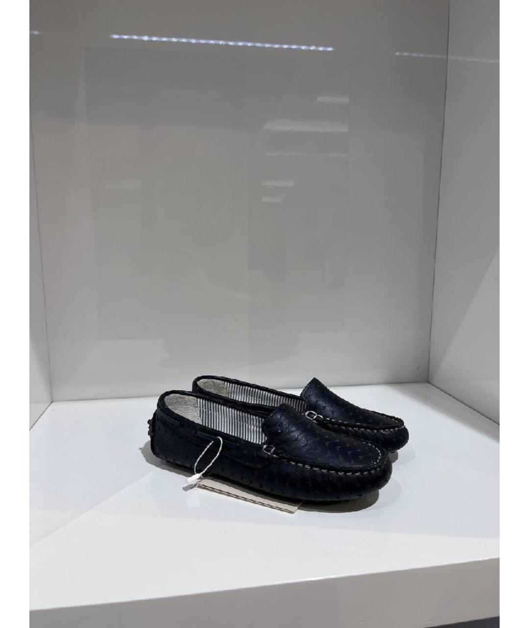 ARMANI JUNIOR Черные лоферы/мокасины, фото 3