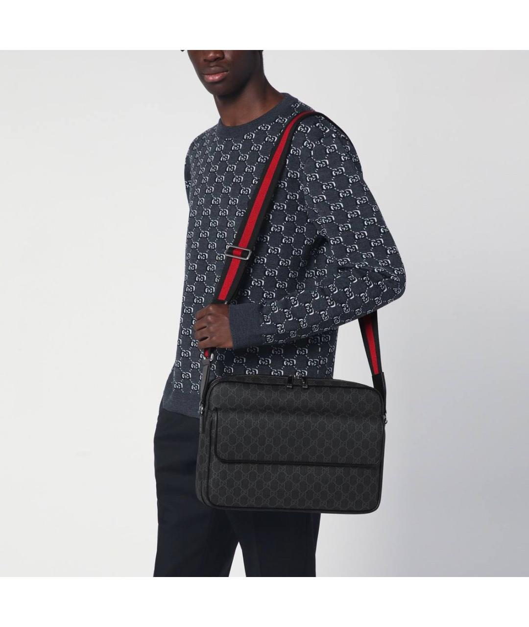 GUCCI Кожаная сумка на плечо, фото 4