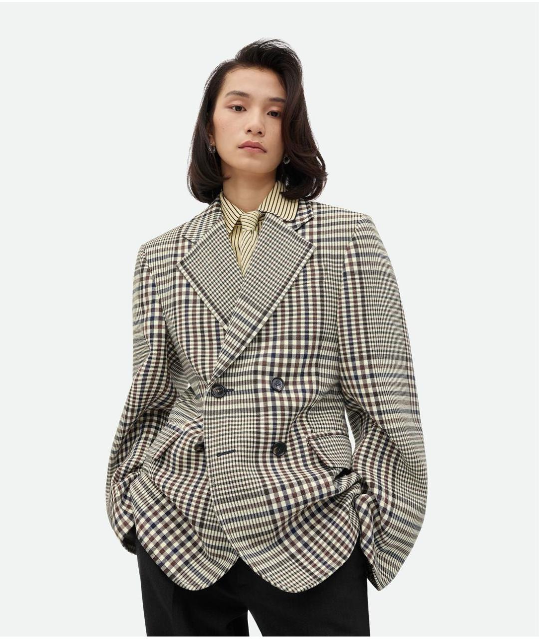 BOTTEGA VENETA Мульти хлопковый жакет/пиджак, фото 2