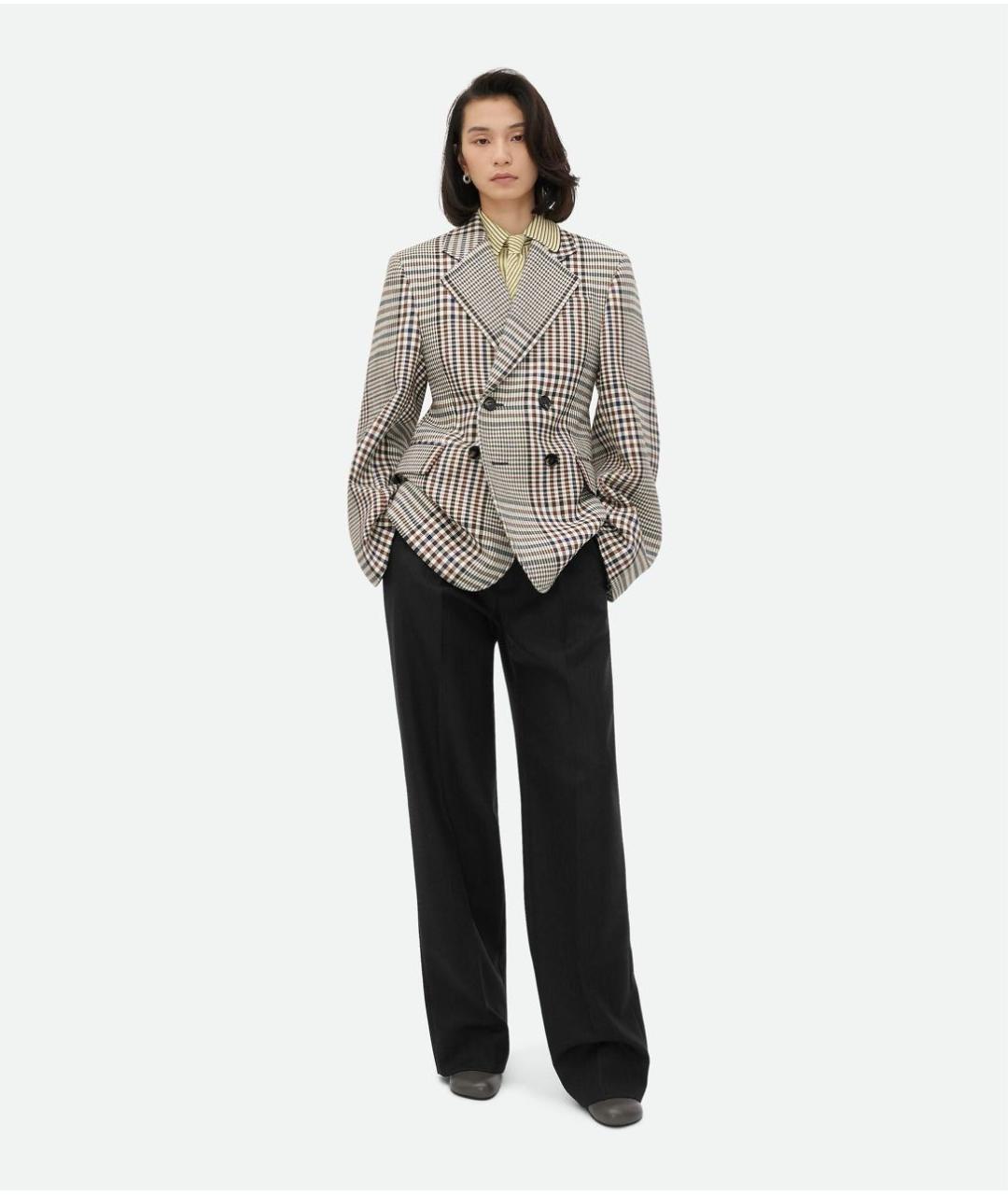 BOTTEGA VENETA Мульти хлопковый жакет/пиджак, фото 4