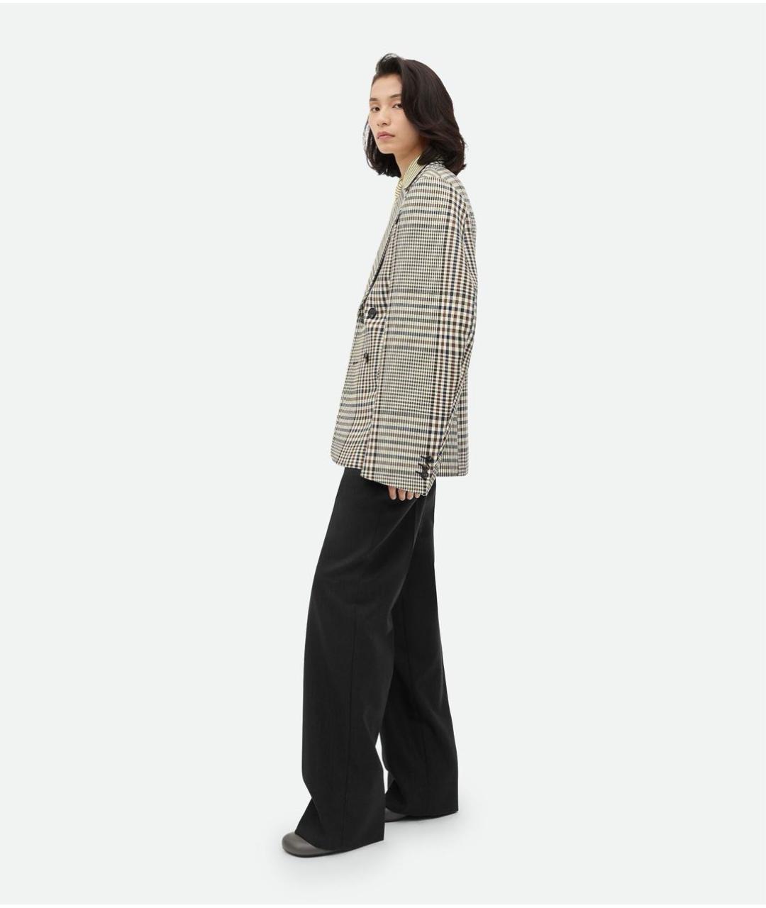 BOTTEGA VENETA Мульти хлопковый жакет/пиджак, фото 3