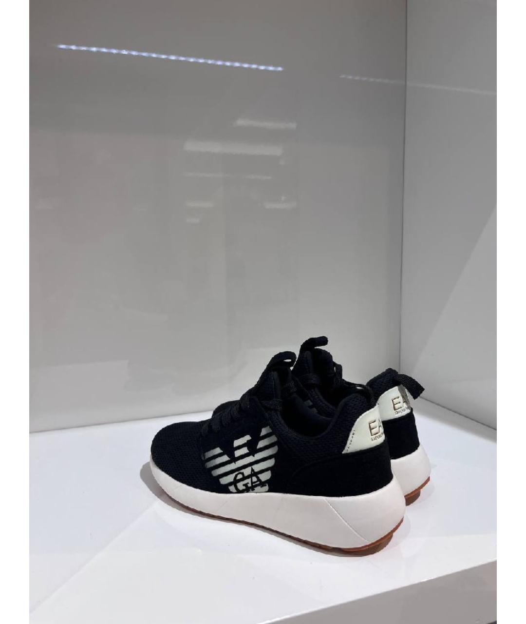 ARMANI JUNIOR Черные кеды, фото 2
