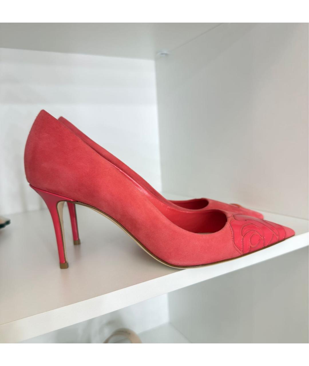 CHRISTIAN DIOR Розовые замшевые туфли, фото 9