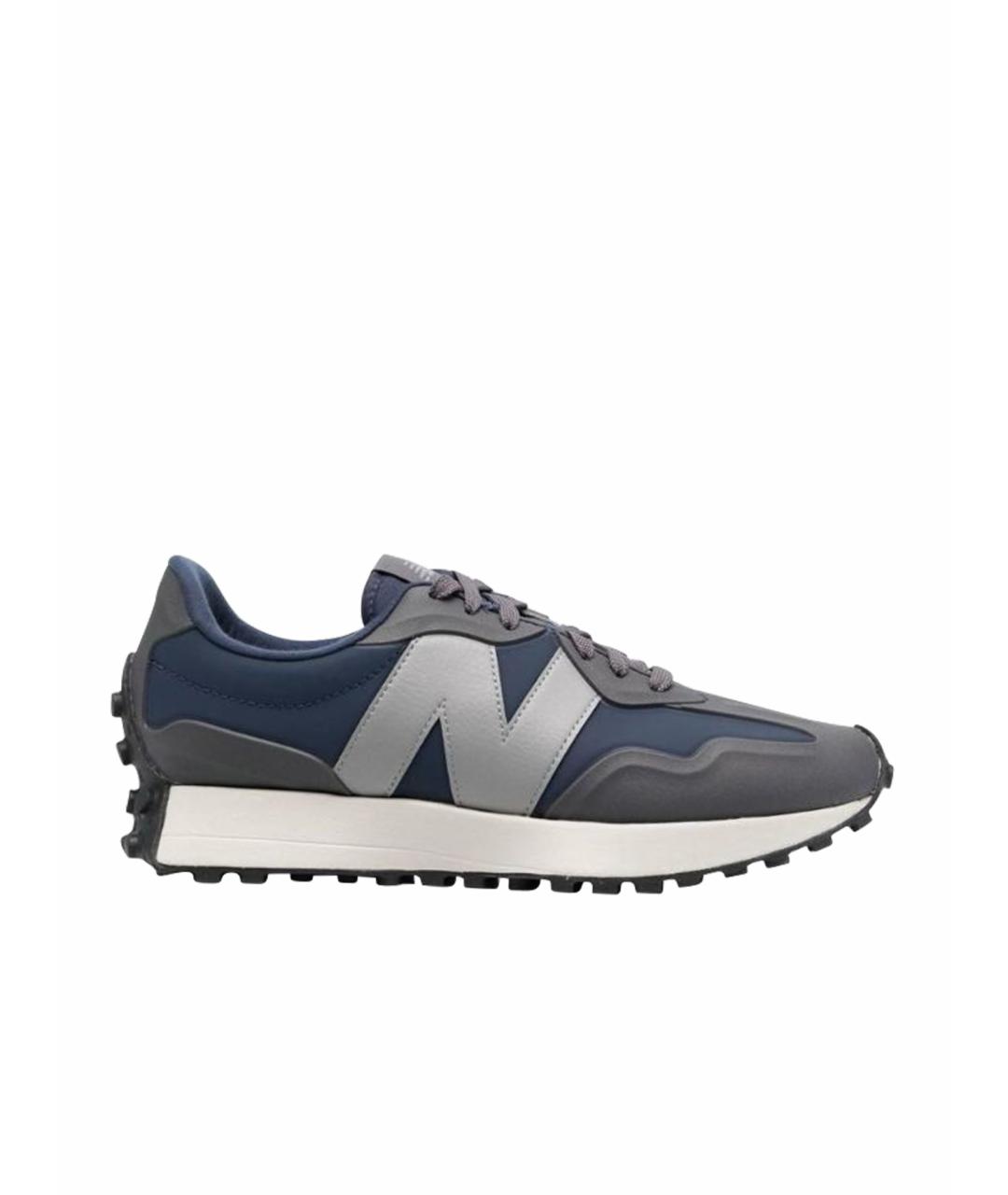 NEW BALANCE Темно-синие текстильные кроссовки, фото 1