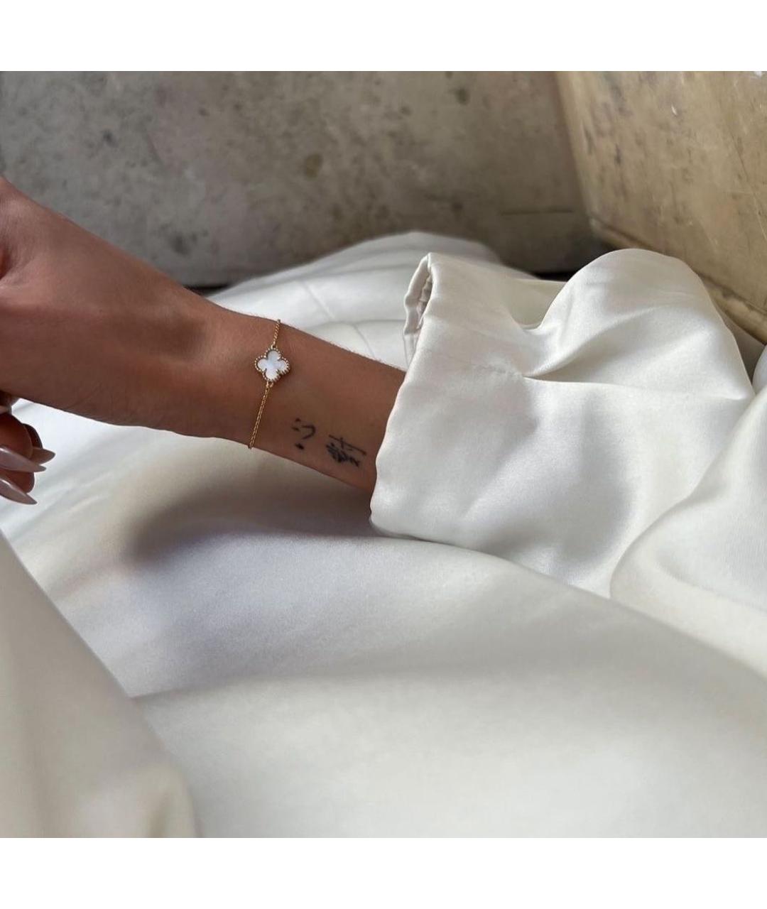 VAN CLEEF & ARPELS Белый браслет из желтого золота, фото 5
