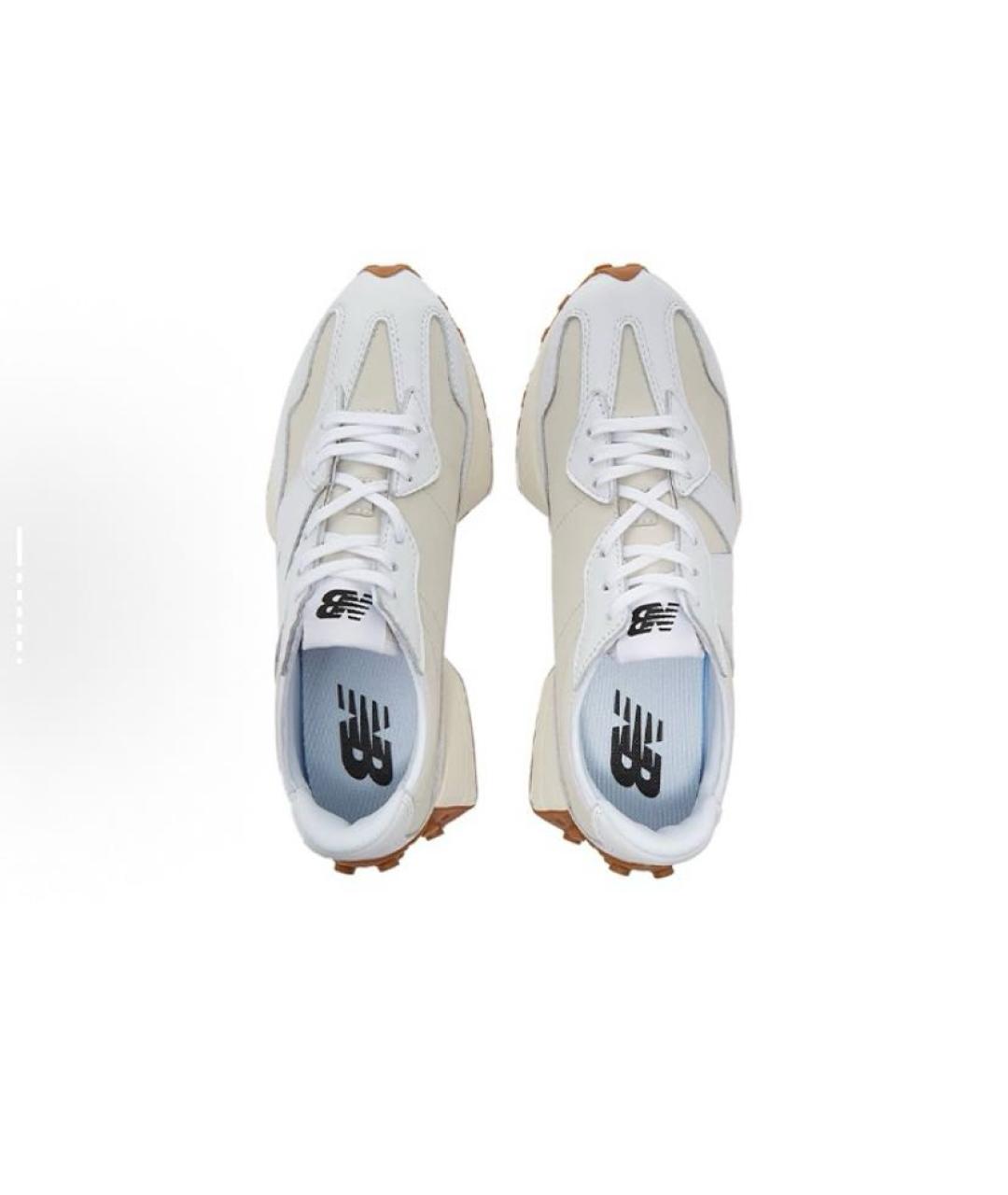 NEW BALANCE Белые кожаные кроссовки, фото 5