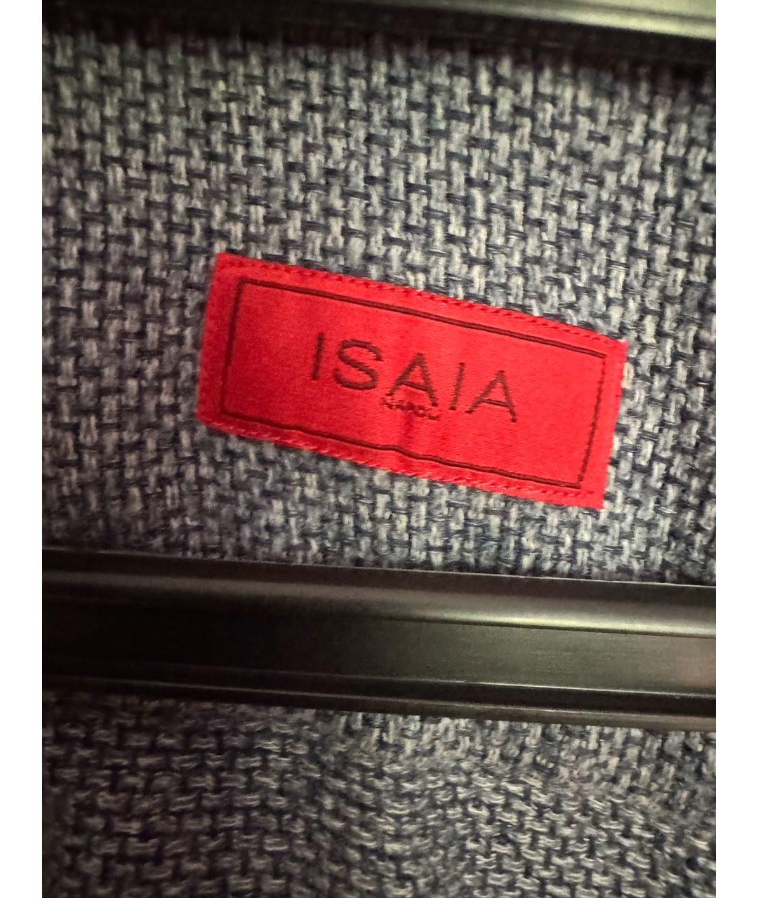 ISAIA Серая хлопковая кэжуал рубашка, фото 3