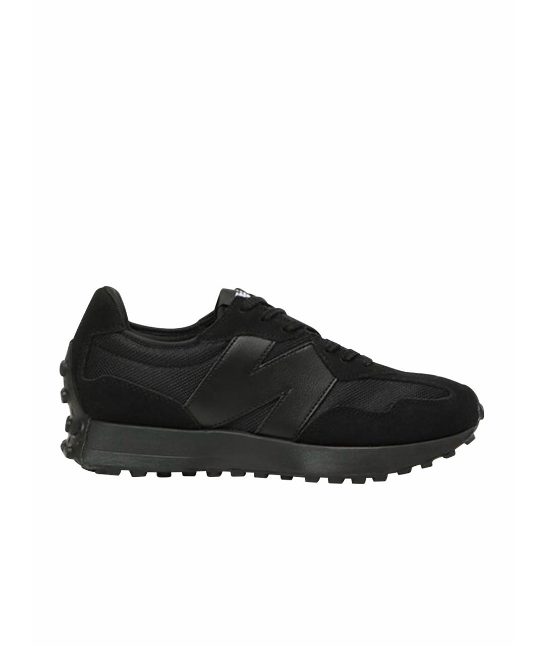 NEW BALANCE Черные кожаные кроссовки, фото 1