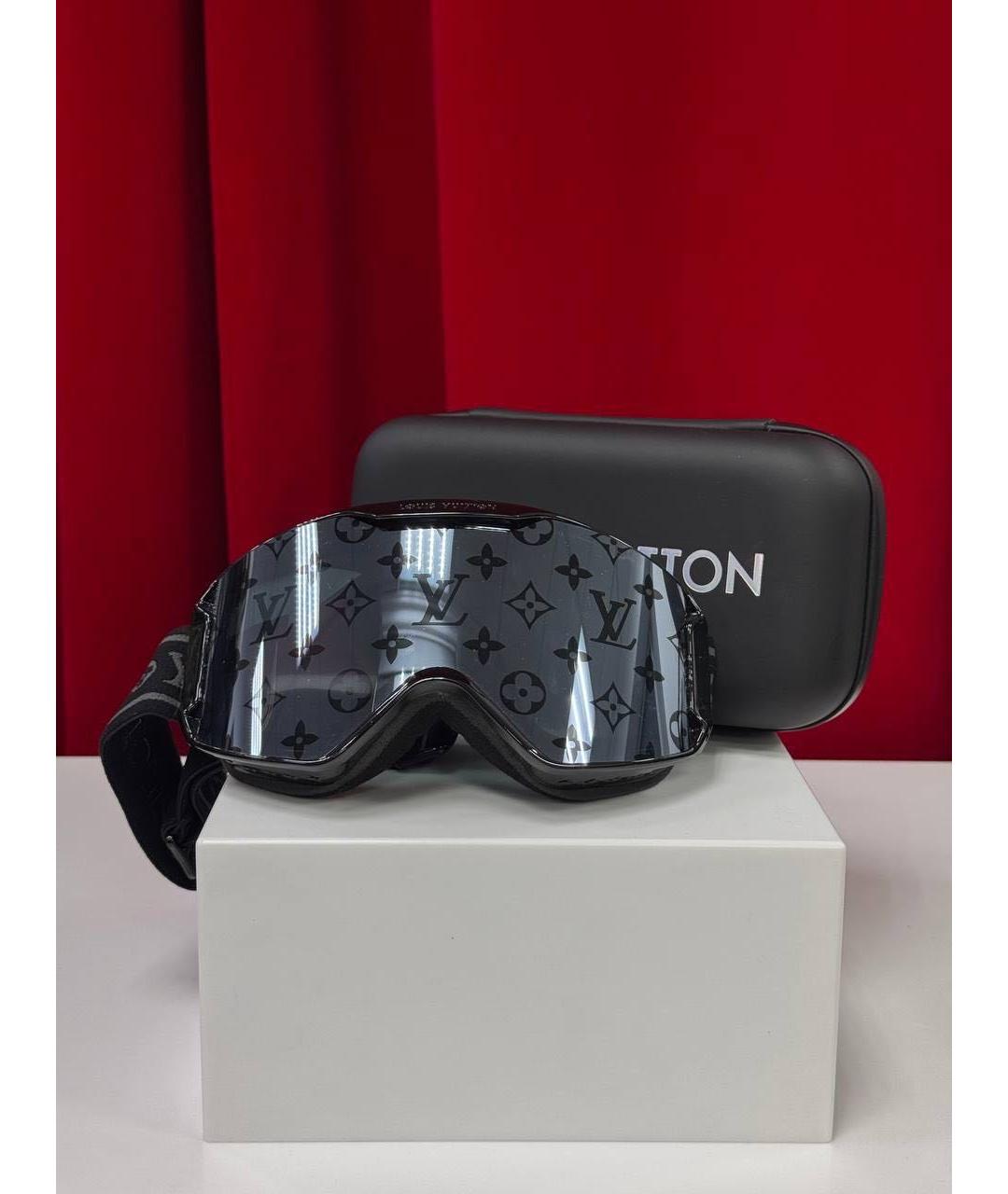 LOUIS VUITTON Черные солнцезащитные очки, фото 5