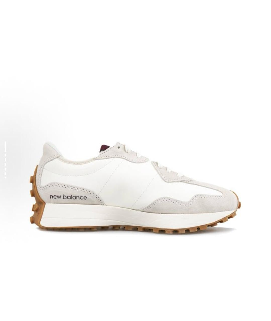 NEW BALANCE Бежевые кожаные кроссовки, фото 3