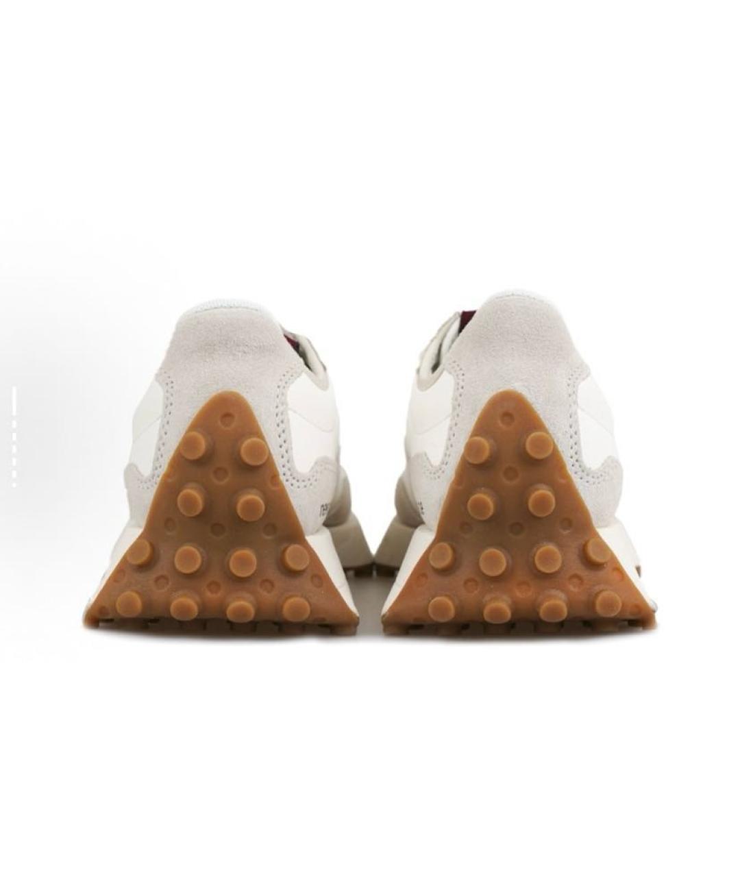 NEW BALANCE Бежевые кожаные кроссовки, фото 5