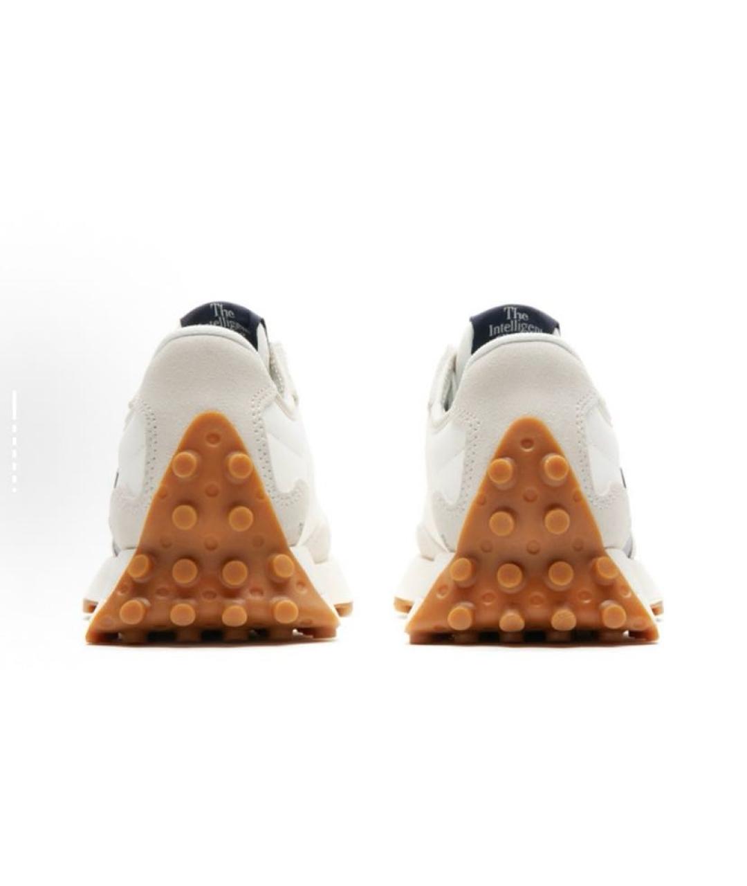 NEW BALANCE Бежевые кожаные кроссовки, фото 5