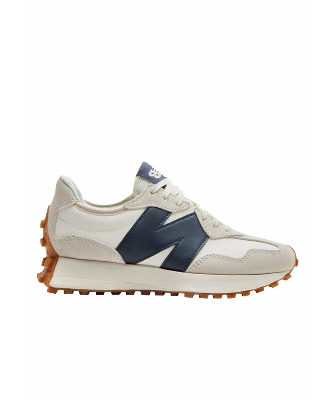 NEW BALANCE Бежевые кожаные кроссовки, фото 1