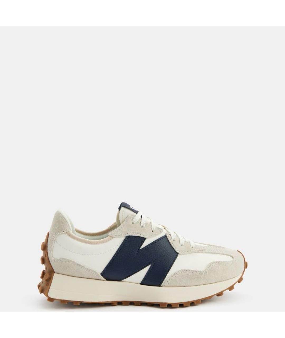NEW BALANCE Бежевые кожаные кроссовки, фото 2