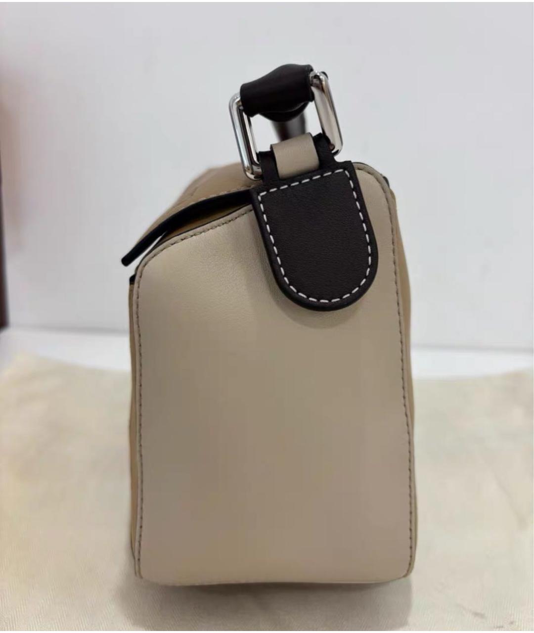 LOEWE Коричневая кожаная сумка с короткими ручками, фото 6