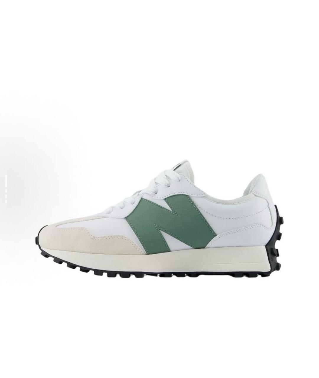 NEW BALANCE Белые замшевые кроссовки, фото 3