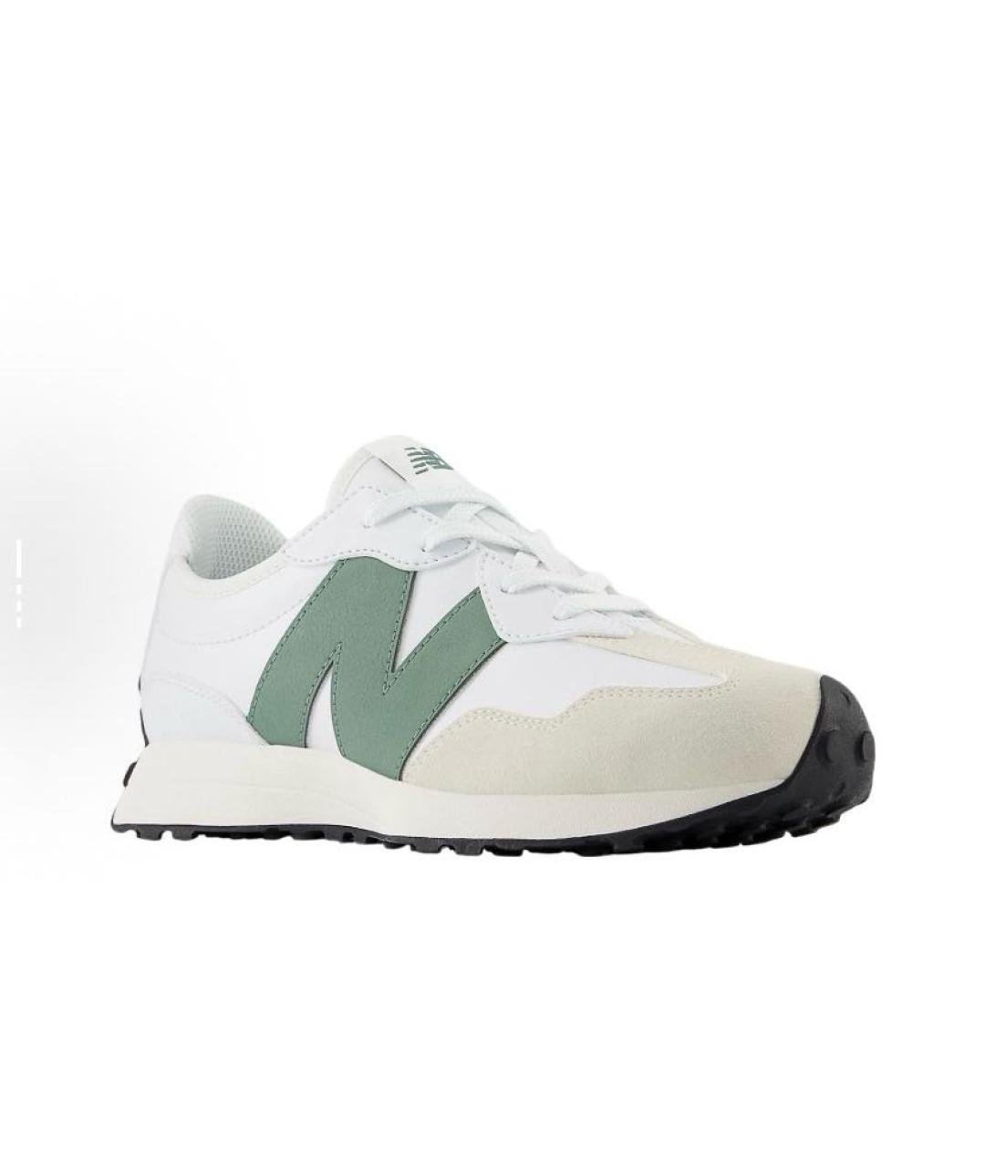 NEW BALANCE Белые замшевые кроссовки, фото 4