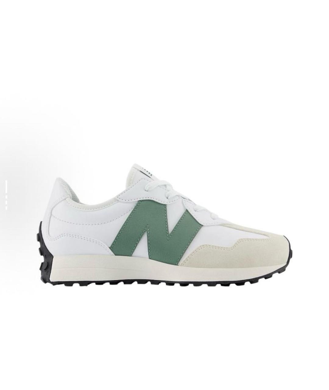 NEW BALANCE Белые замшевые кроссовки, фото 7