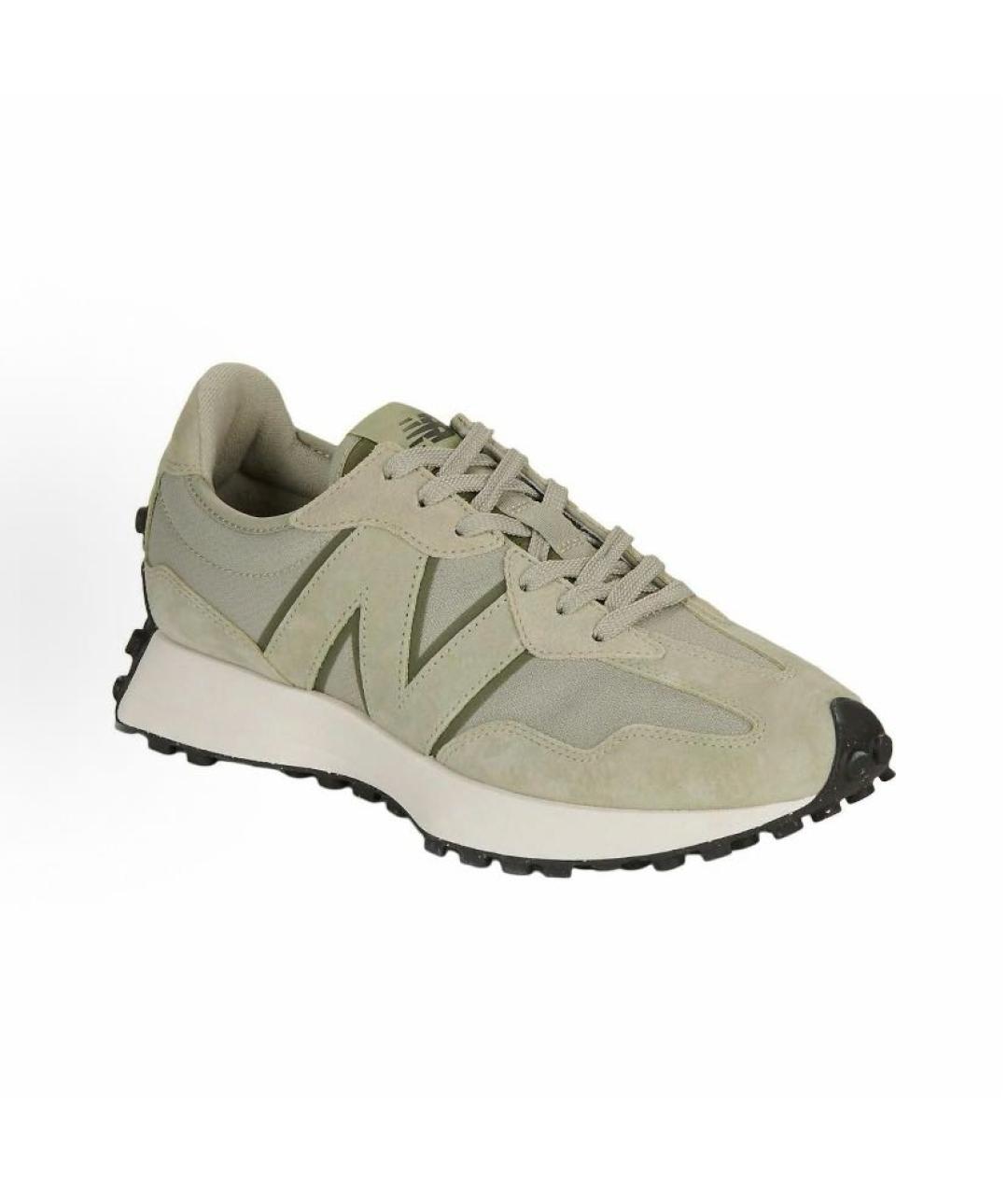 NEW BALANCE Зеленые текстильные кроссовки, фото 3