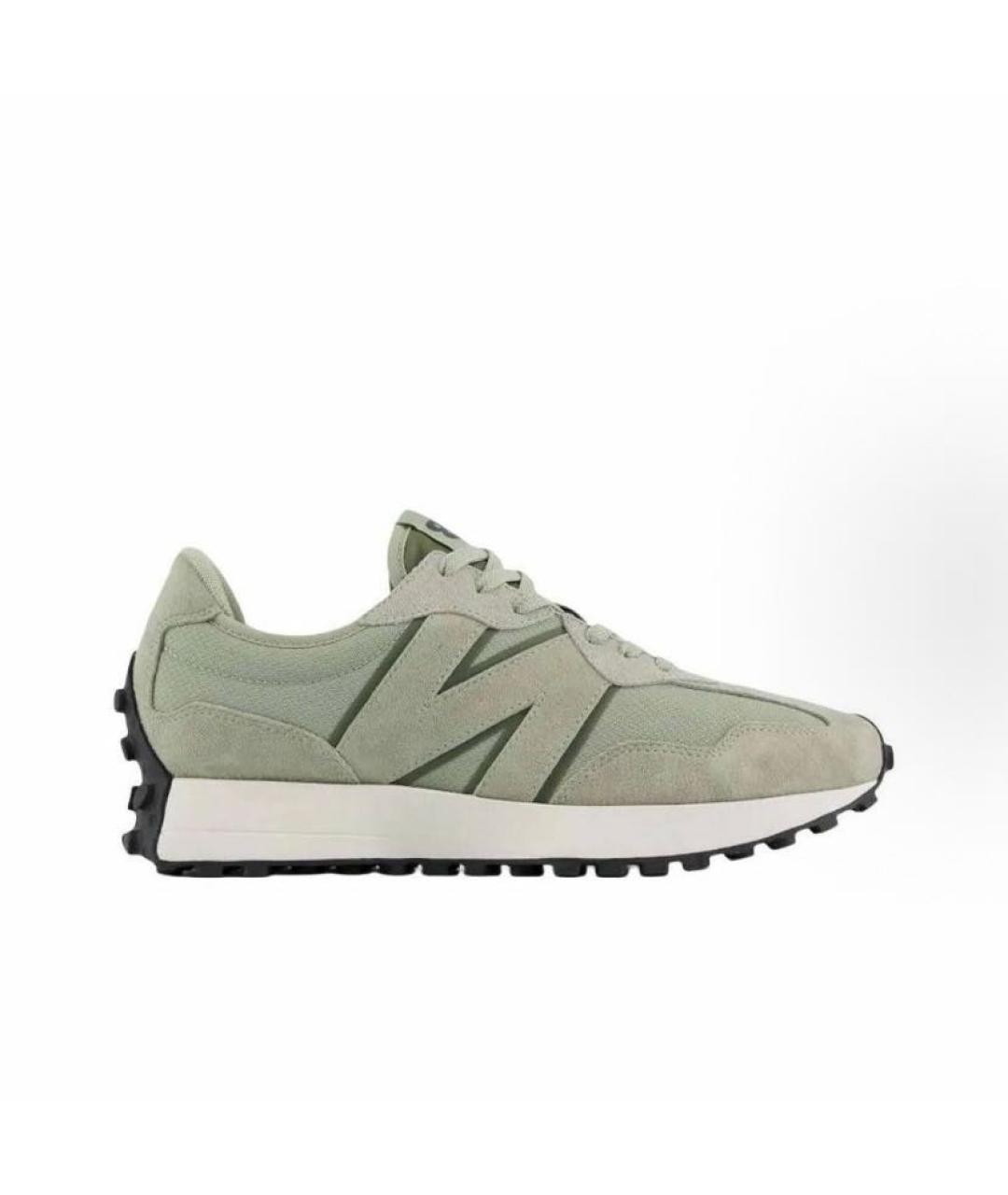 NEW BALANCE Зеленые текстильные кроссовки, фото 5