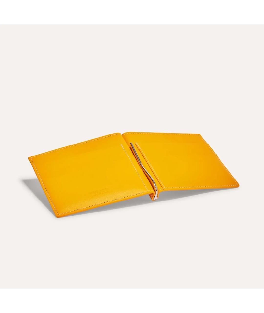 GOYARD Желтый кошелек, фото 2