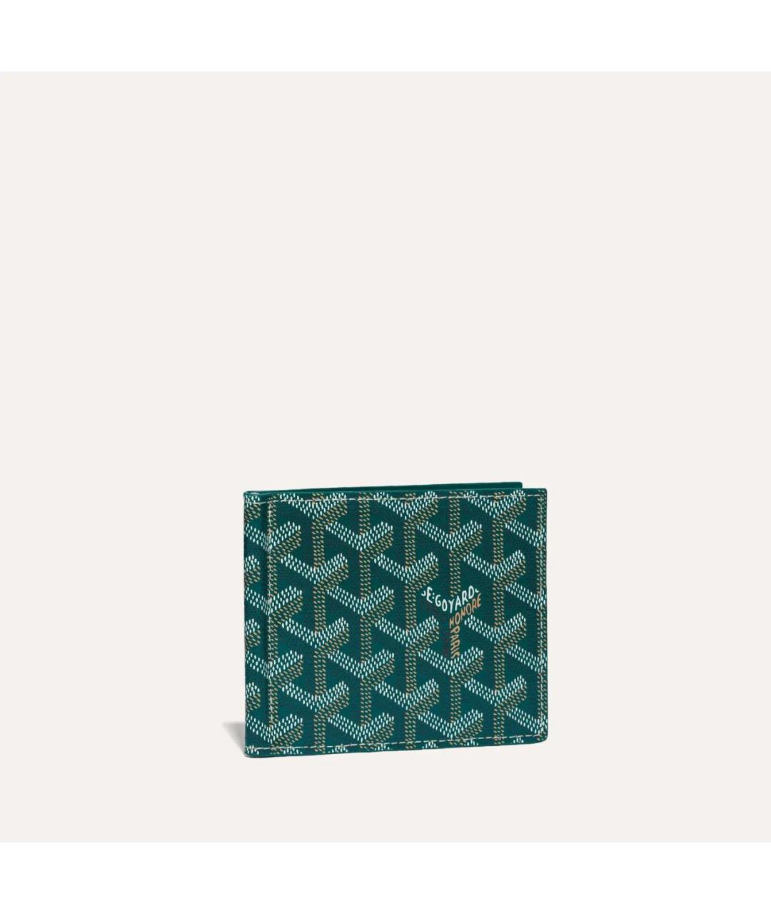 GOYARD Зеленый кошелек, фото 4