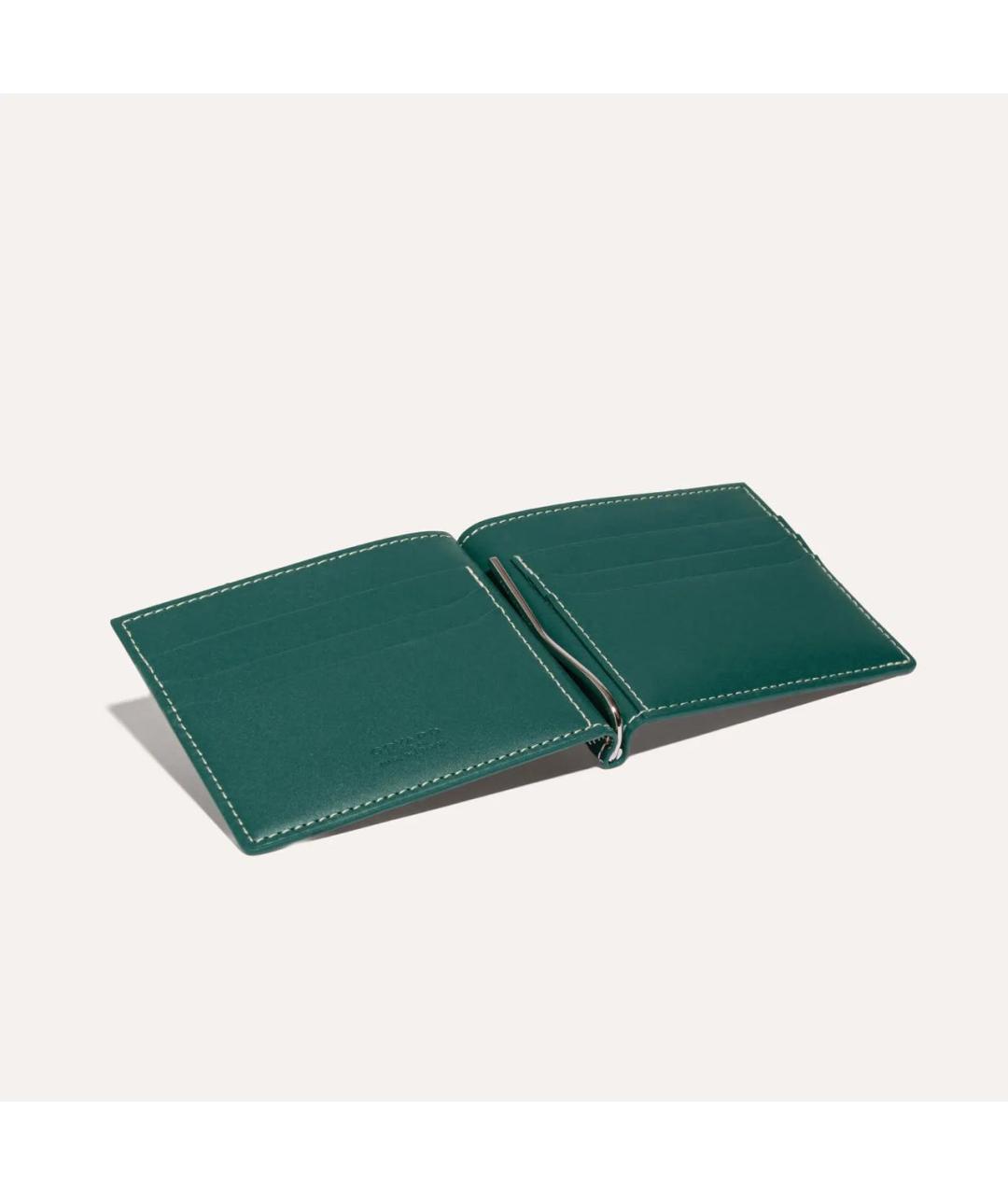 GOYARD Зеленый кошелек, фото 2