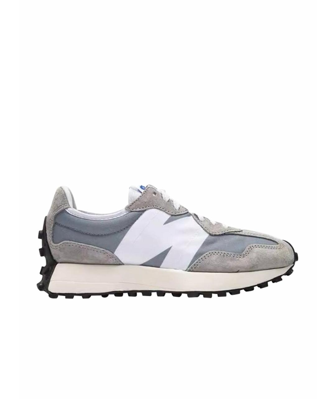 NEW BALANCE Серые замшевые кроссовки, фото 1