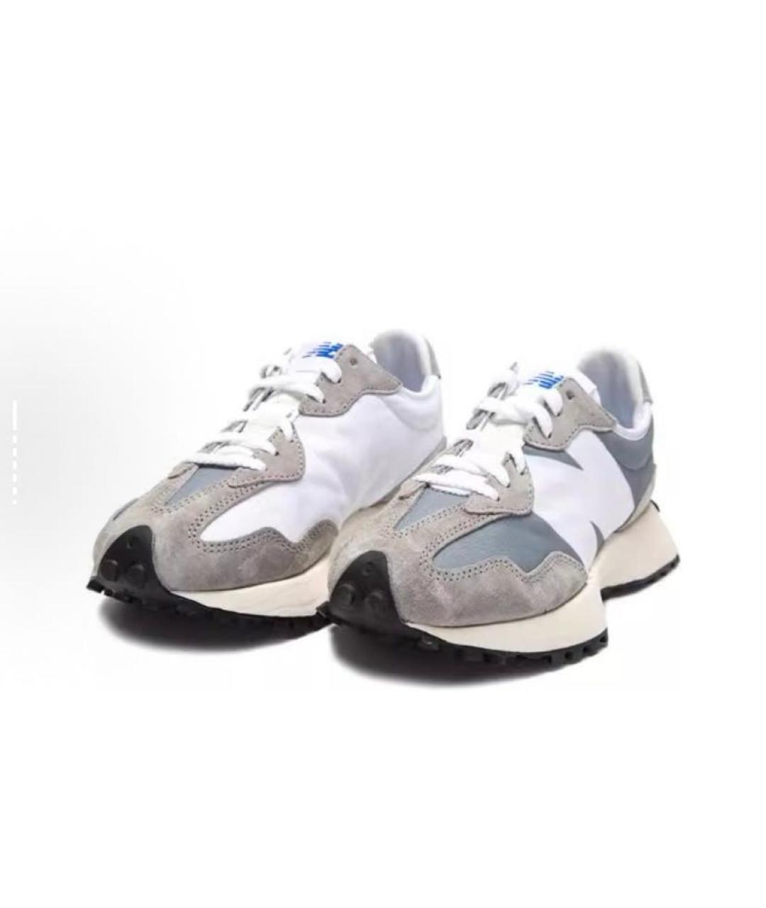 NEW BALANCE Серые замшевые кроссовки, фото 4