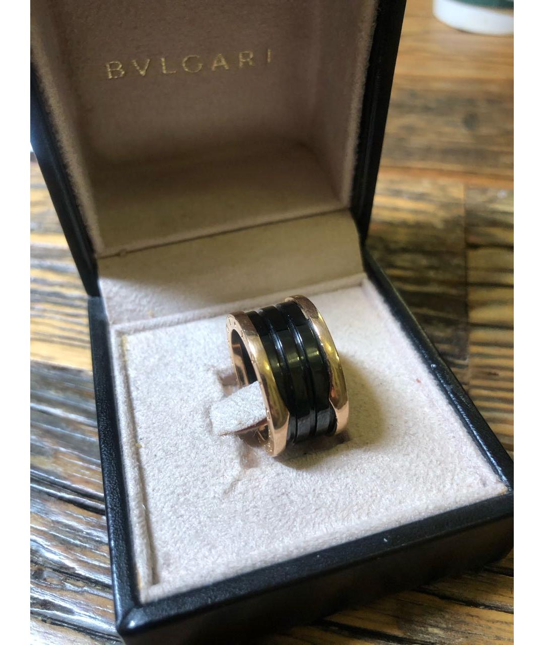 BVLGARI Черное керамическое кольцо, фото 9