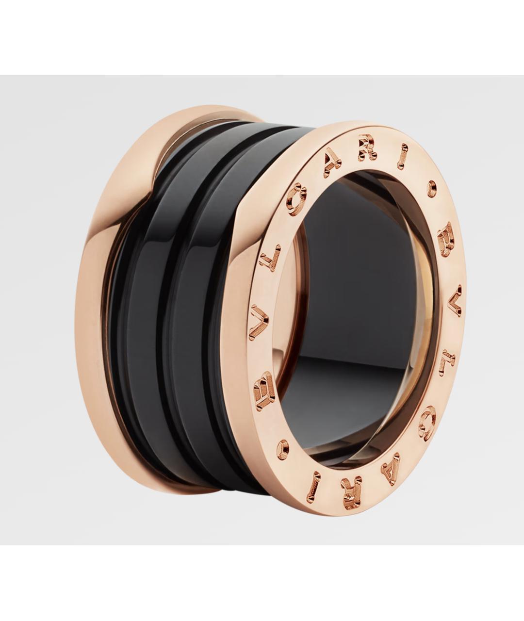 BVLGARI Черное керамическое кольцо, фото 10