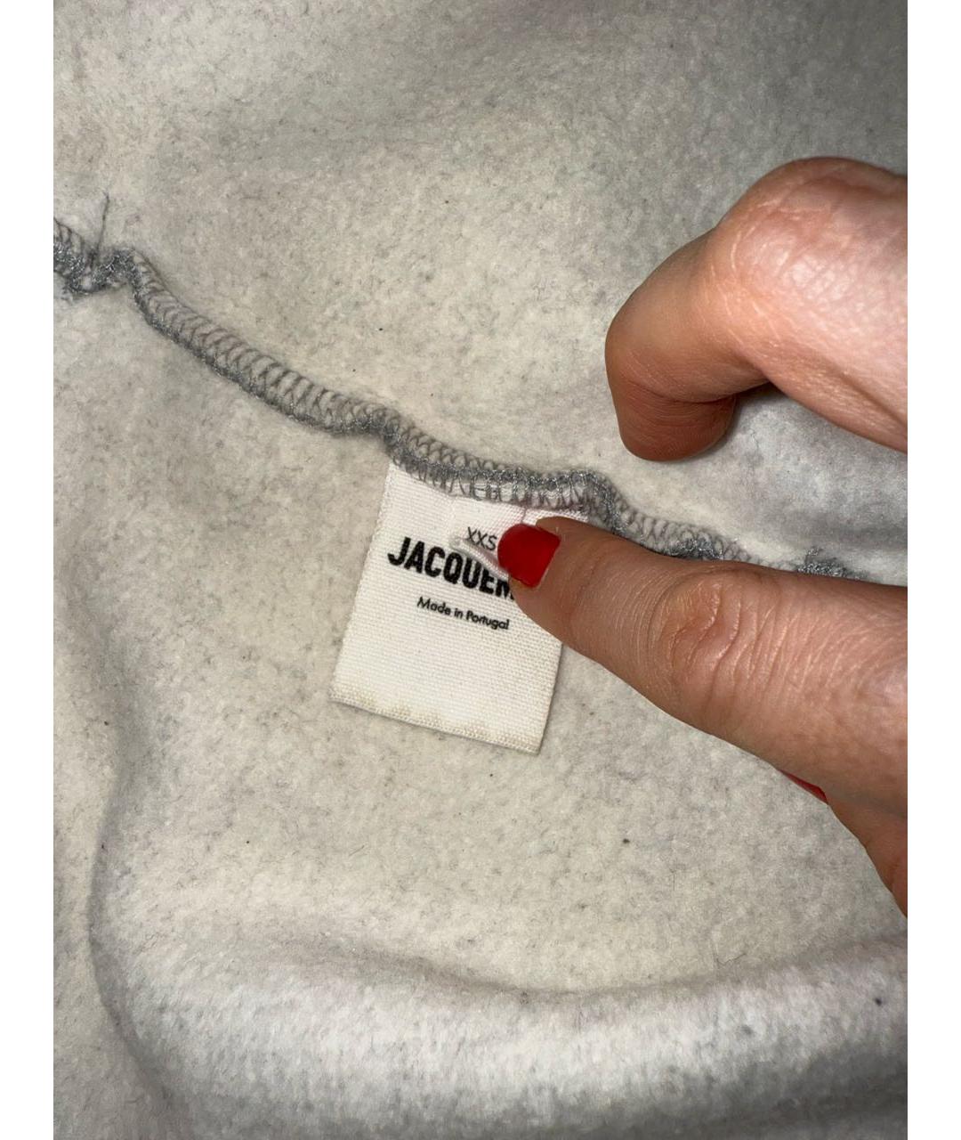 JACQUEMUS Серый хлопковый спортивные костюмы, фото 6