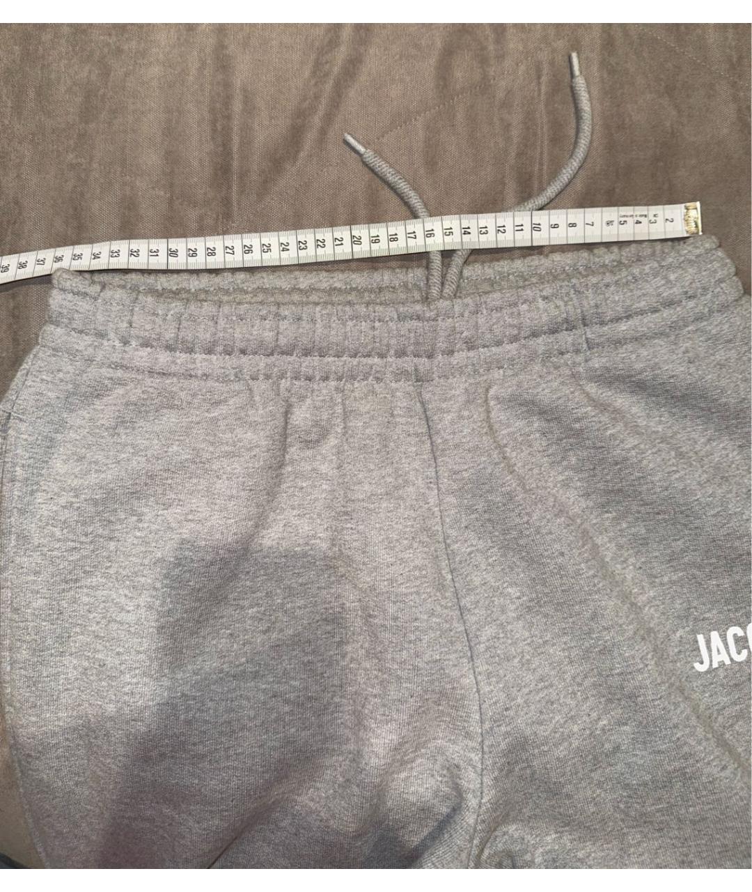 JACQUEMUS Серый хлопковый спортивные костюмы, фото 7