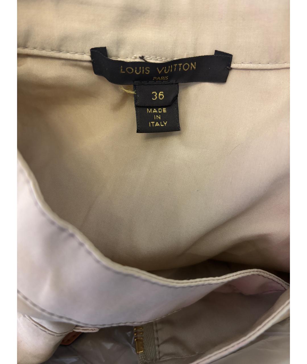 LOUIS VUITTON Бежевое хлопковое повседневное платье, фото 6