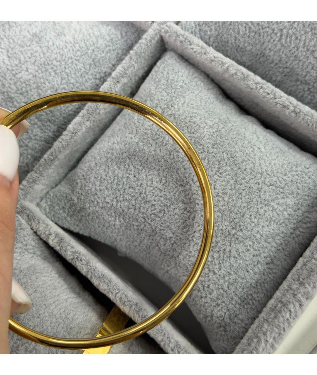 SAINT LAURENT Золотые металлические серьги, фото 6