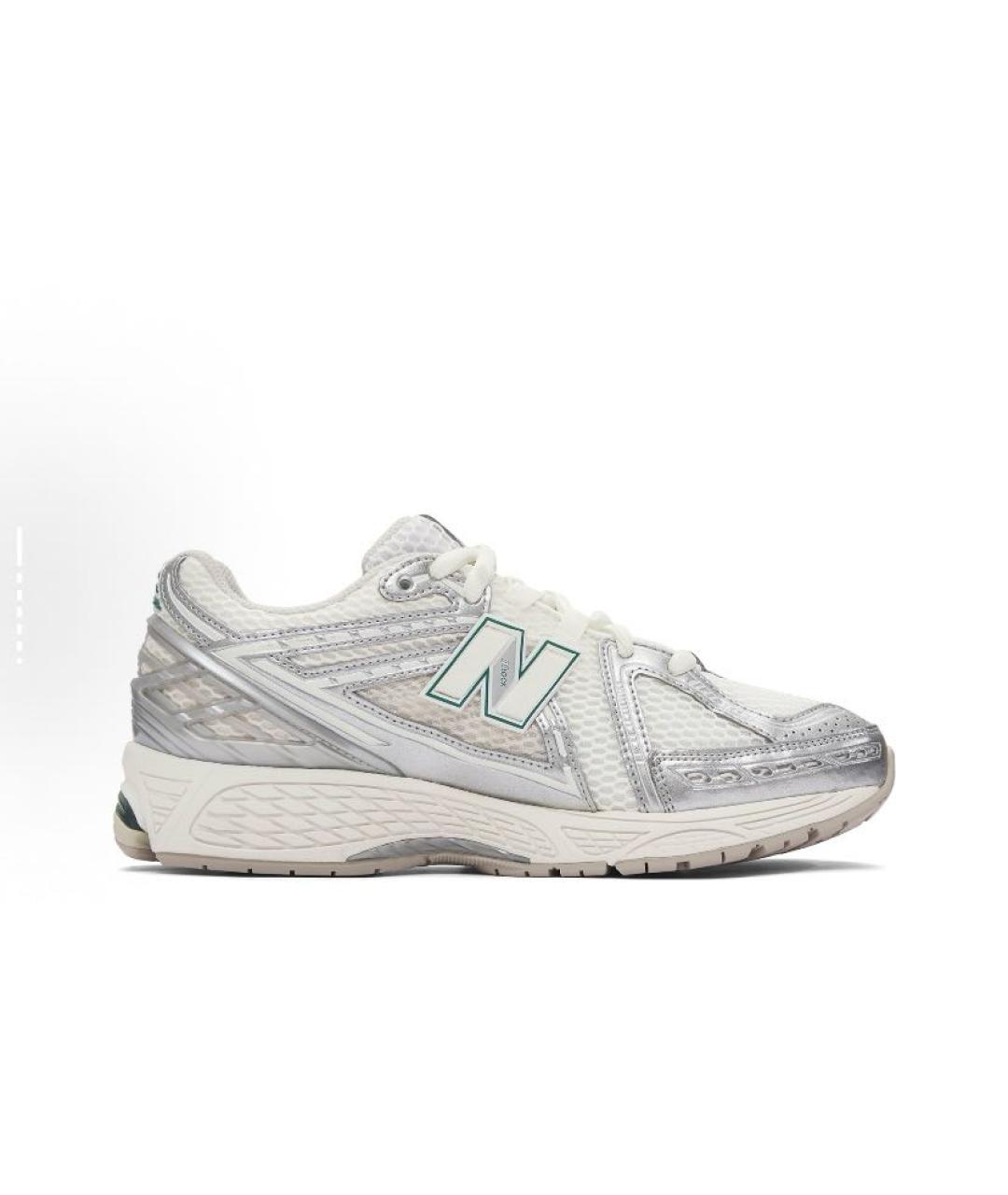 NEW BALANCE Белые замшевые кроссовки, фото 3
