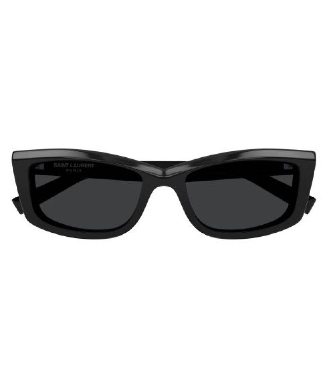 SAINT LAURENT Черные солнцезащитные очки, фото 1