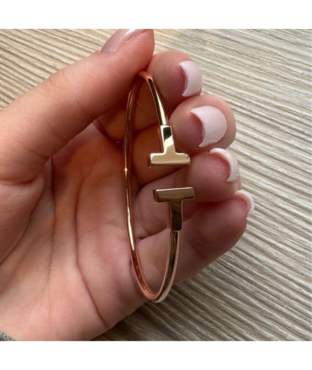 TIFFANY&CO Золотой браслет из розового золота, фото 3