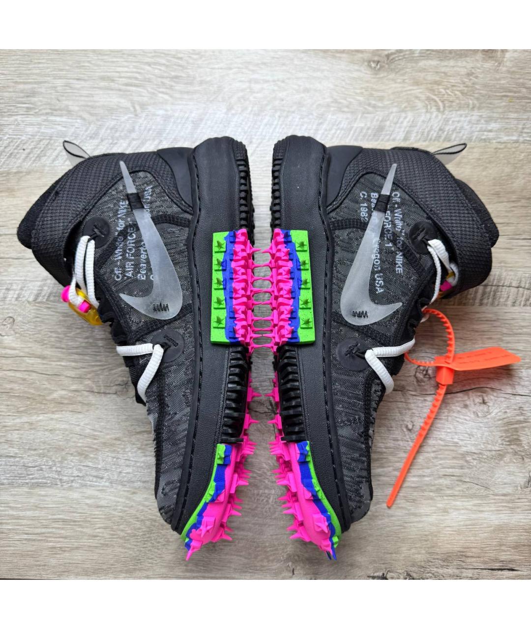 NIKE X OFF-WHITE Черные кроссовки, фото 5
