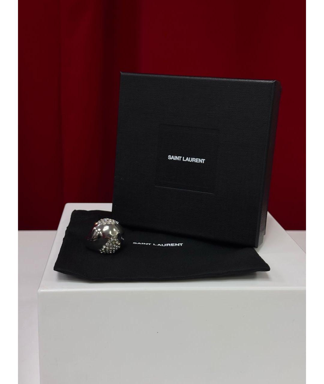 SAINT LAURENT Металлическое кольцо, фото 4