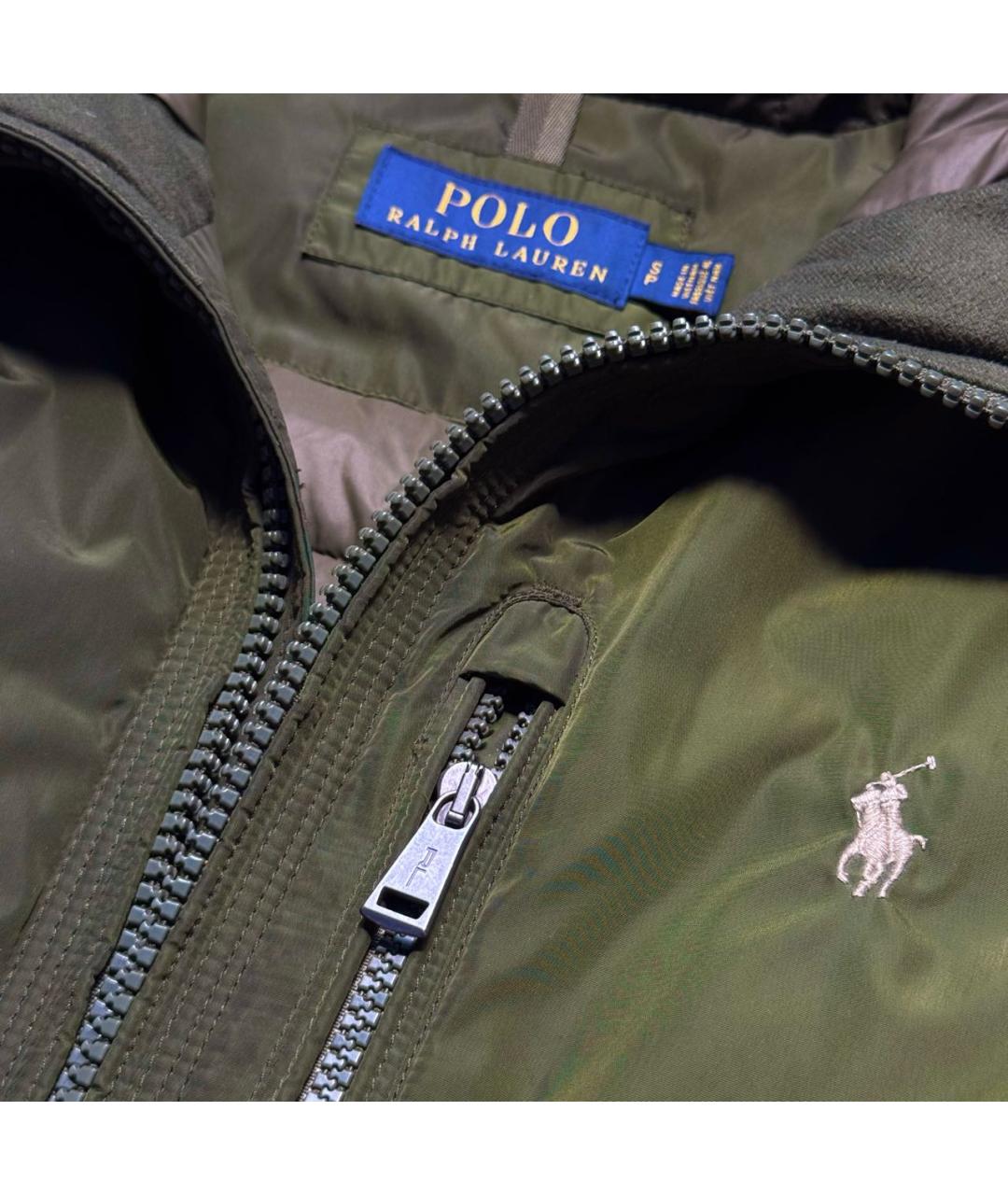 POLO RALPH LAUREN Зеленая полиамидовая куртка, фото 5
