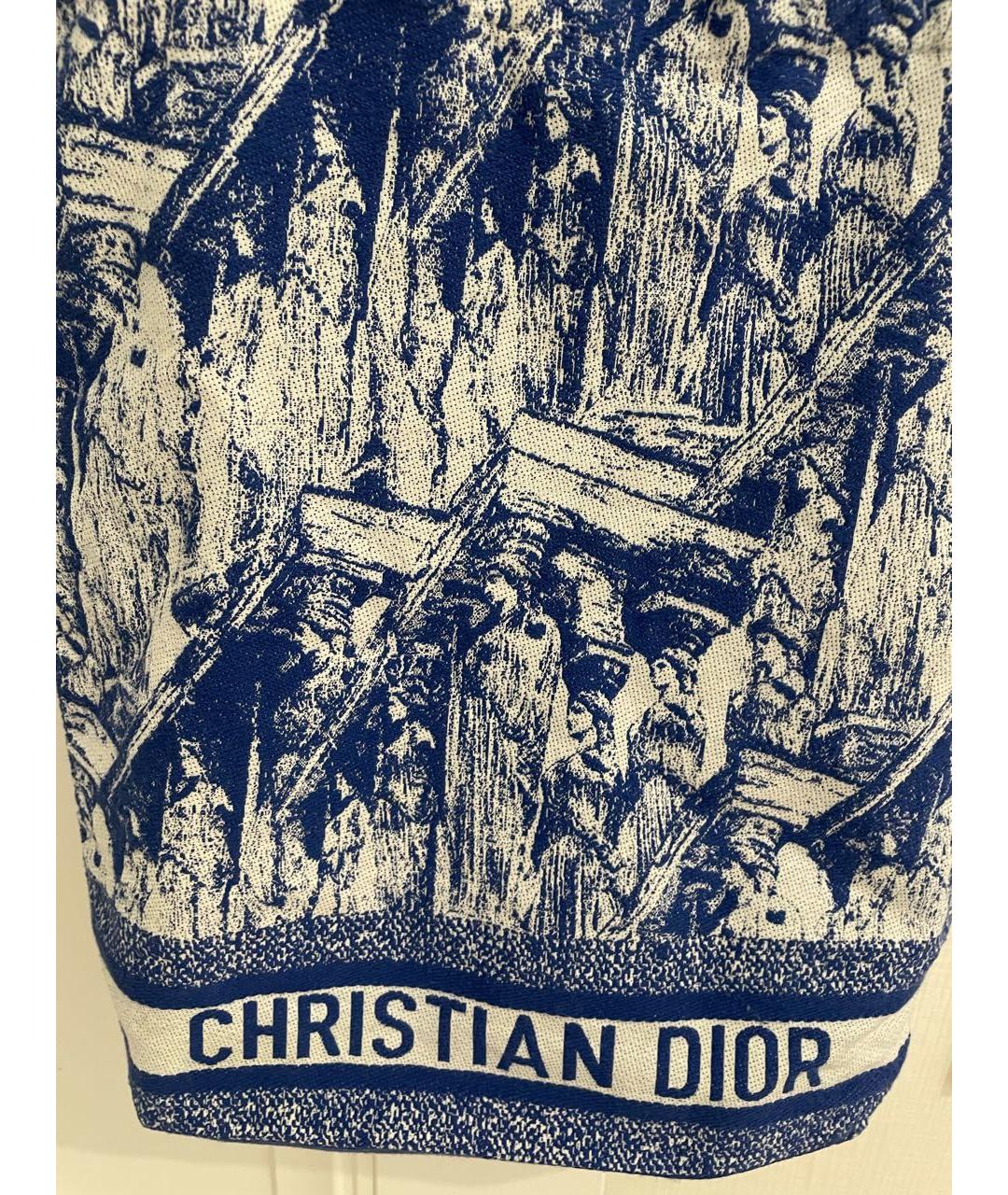 CHRISTIAN DIOR Мульти хлопковая сумка с короткими ручками, фото 7