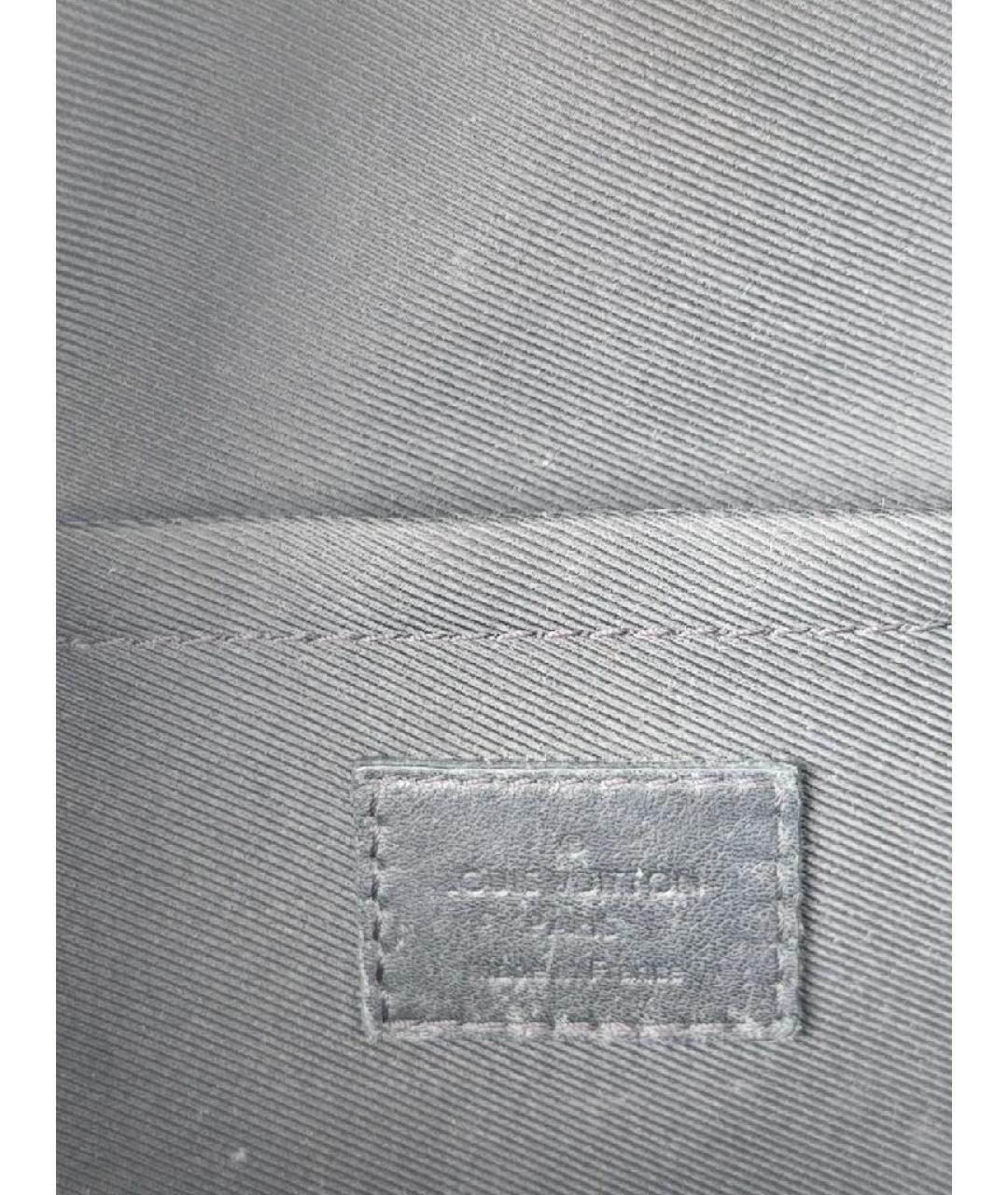 LOUIS VUITTON Коричневый кожаный рюкзак, фото 5