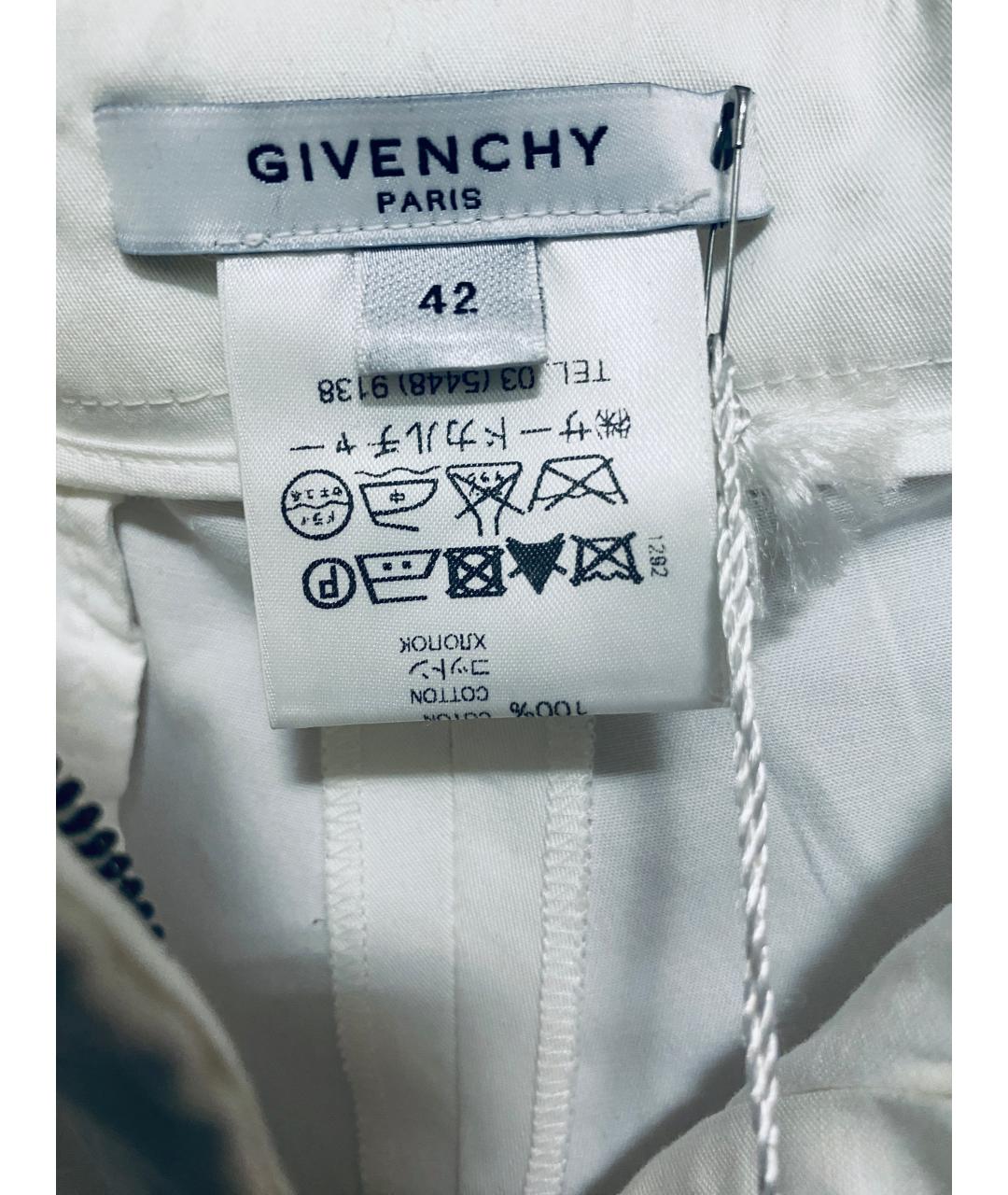 GIVENCHY Мульти хлопко-эластановый костюм с брюками, фото 4